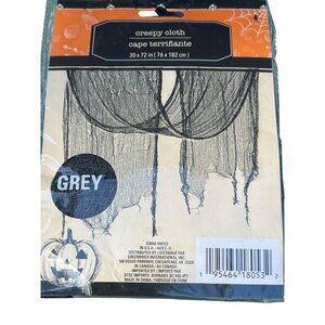 Creepy Cloth Grey 30" X 72" Halloween Decorations Spooky Atmosphere Party New